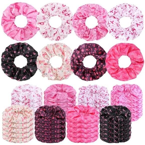 40 Pcs Awareness Scrunchies, 8 Styles main image 7